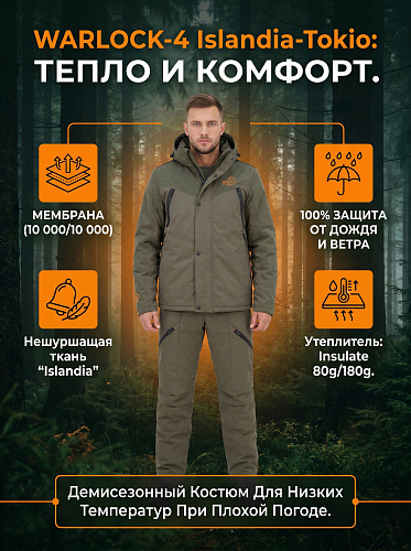 Демисезонный костюм Варлок-4 (Токио/Исландия), Хаки