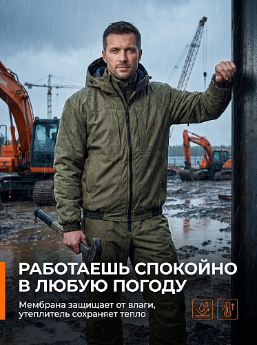 Демисезонный костюм Клерик-Элит (Исландия), Хаки
