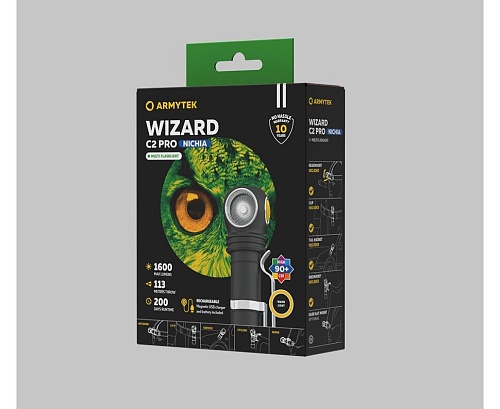 Armytek Визард C2 PRO Nichia Magnet USB (теплый свет)