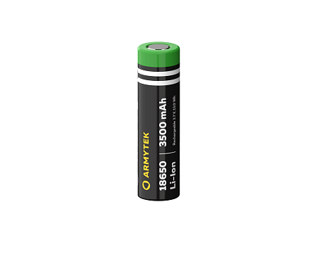 Аккумулятор Armytek 18650 LI-ION 3500 МАЧ (незащищенный)