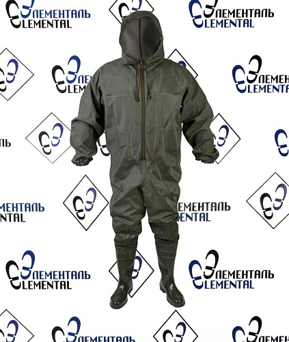 Рыбацкий комбинезон Ктулху, олива