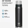 Термос с 2-мя дополнительными чашками 0.9л (Черный) Термос с 2-мя дополнительными чашками 0.9л (Черный)