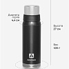 Термос с узким горлом 0.75 (Черный)