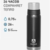 Термос с узким горлом 0.75 (Черный)