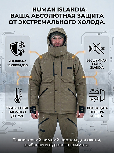 Зимний костюм Нюмен (Исландия), Хаки